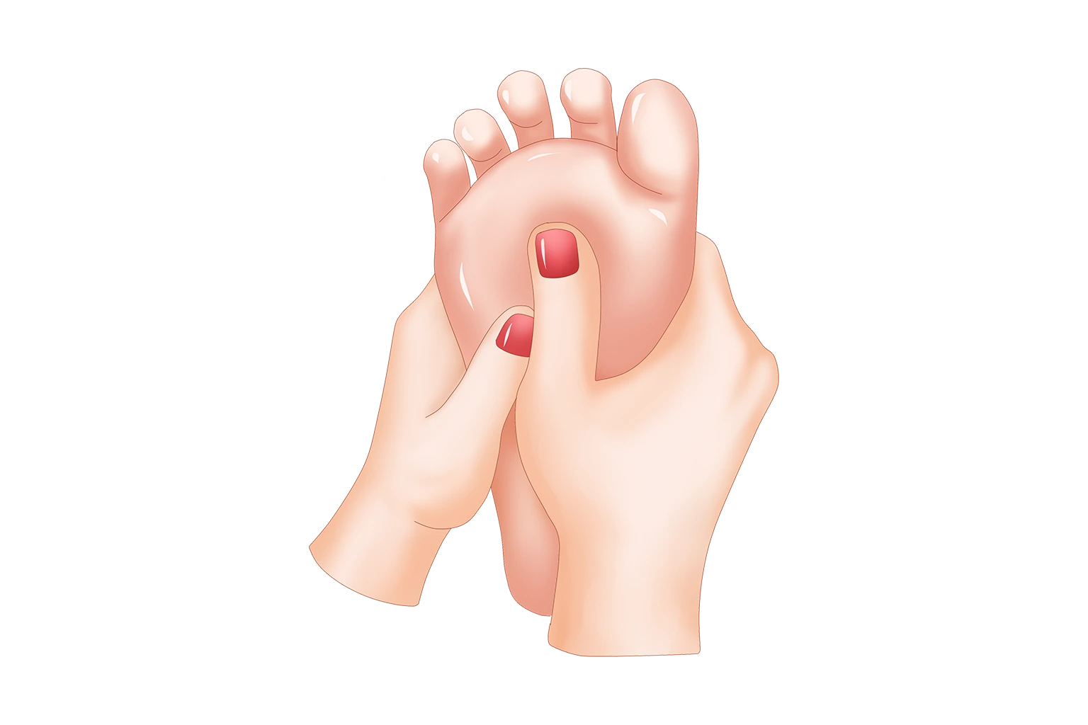 Traditional foot reflexology treatment by professional therapist in Bali