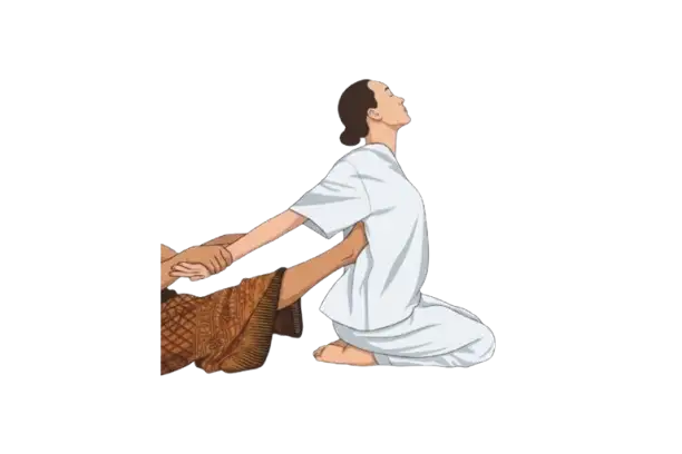 Traditional Thai massage treatment by professional therapist in Bali